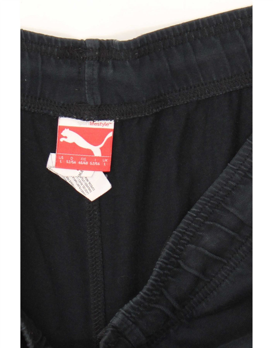 Shorts esportivos masculinos Puma Graphic grandes poliéster azul marinho
