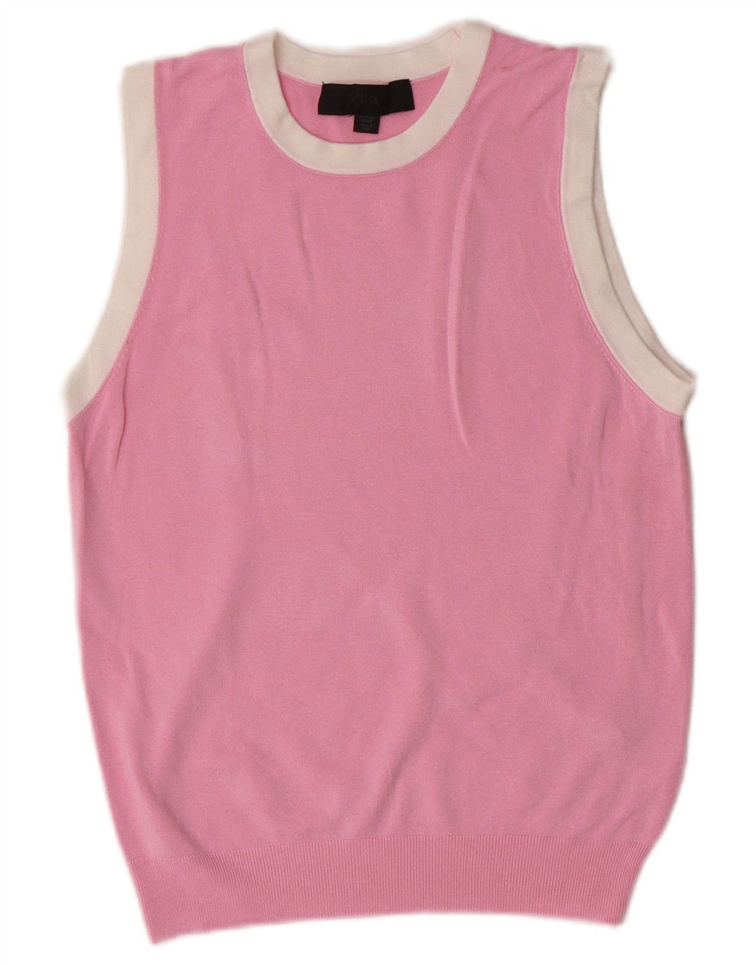 Zara Womens Crop Vest Regata Reino Unido 10 Pequeno Rosa