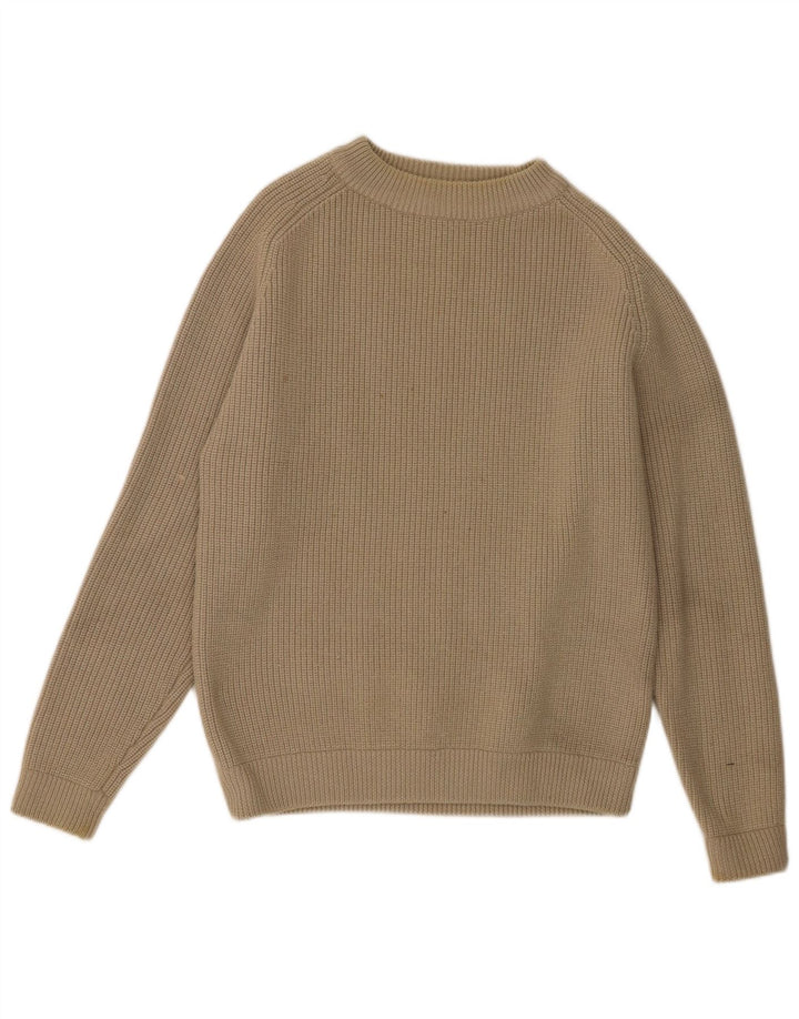 Suéter masculino L.L.Bean com gola tartaruga, lã cáqui média