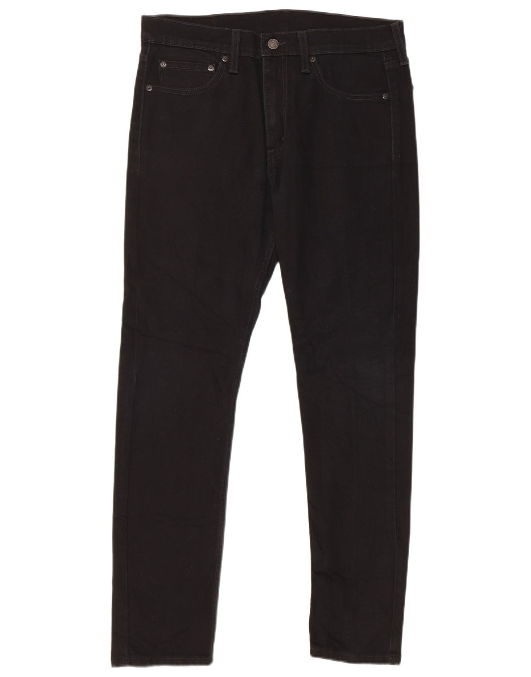 Jeans Levi's Feminino Slim W32 L30 Algodão Preto