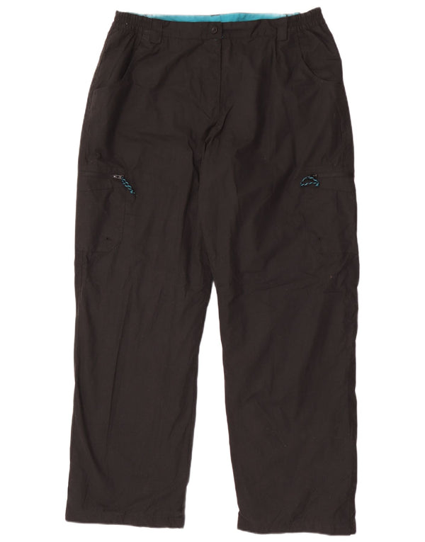 Calça corta-vento feminina reta Mountain Warehouse Reino Unido 16 grande W36 L31