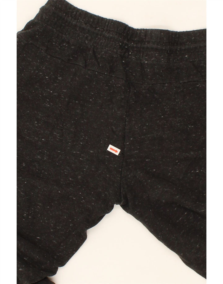 ADIDAS Womens Capri Tracksuit Trousers UK 12/14 Medium  Black Flecked Vintage Adidas and Second-Hand Adidas from Messina Hembry 