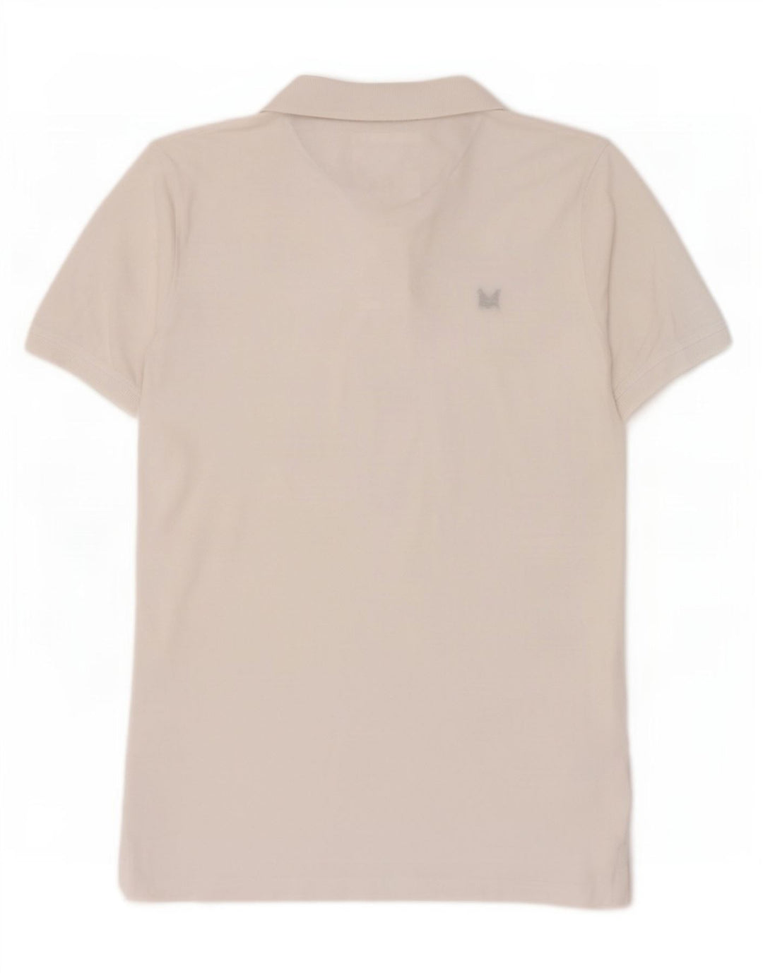 Camisa polo masculina Crew Clothing algodão branco médio