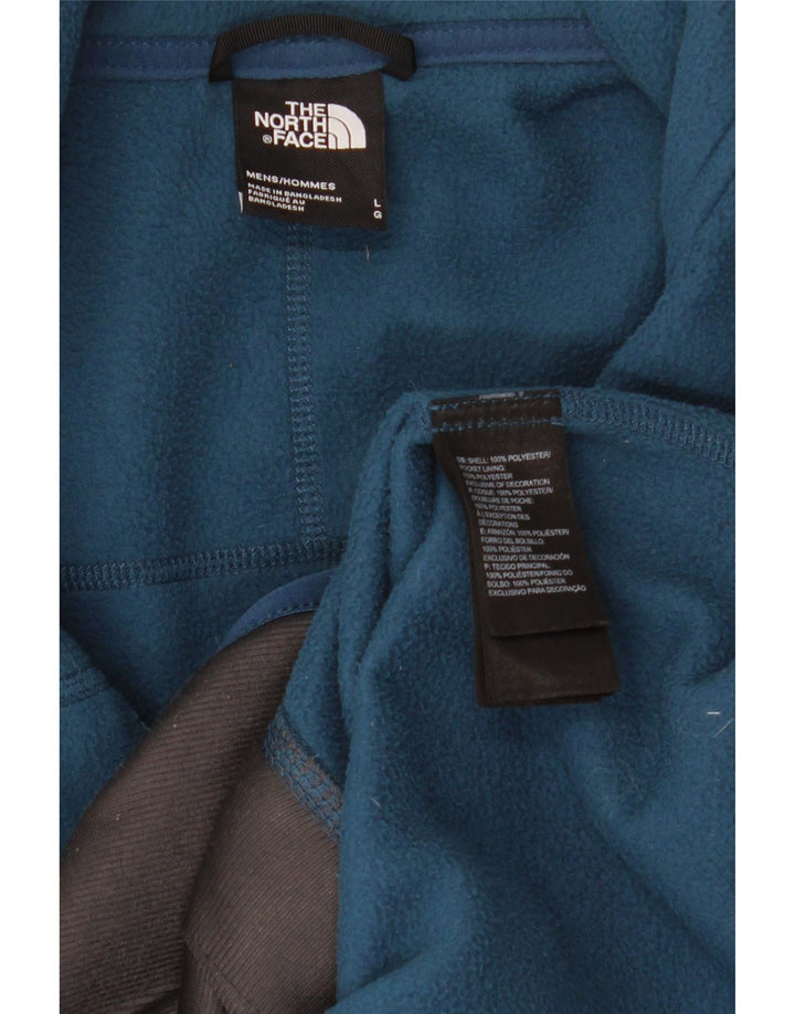 Jaqueta masculina The North Face Liner Fleece UK 40 poliéster azul grande