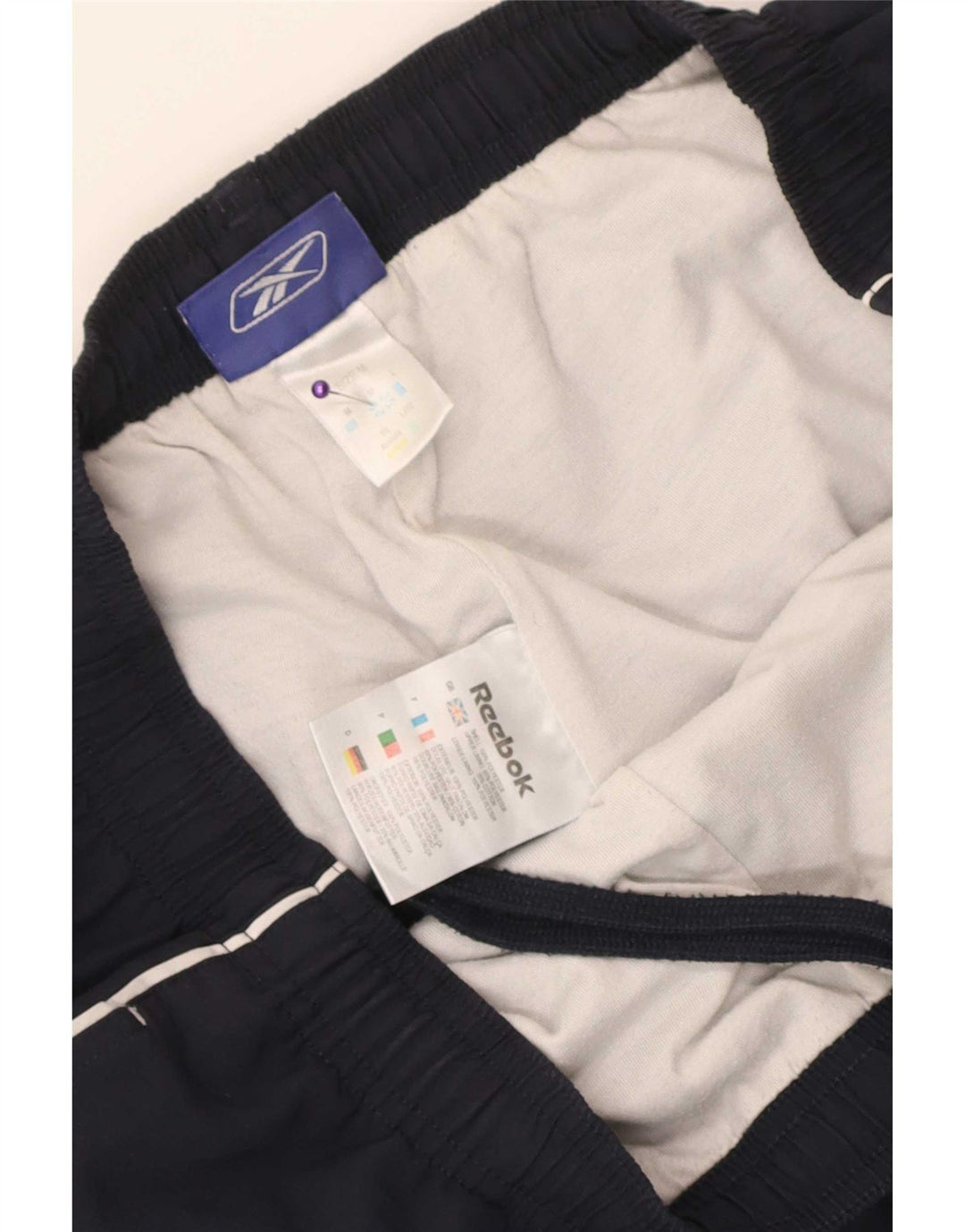 Bermuda masculina Reebok Sport Shorts médio azul marinho poliéster