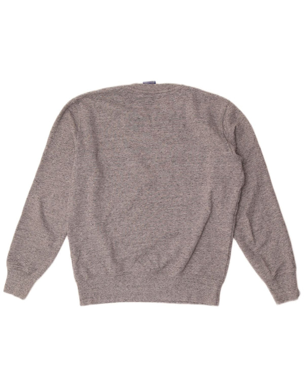 Champion moletom masculino gráfico jumper pequeno algodão manchado cinza