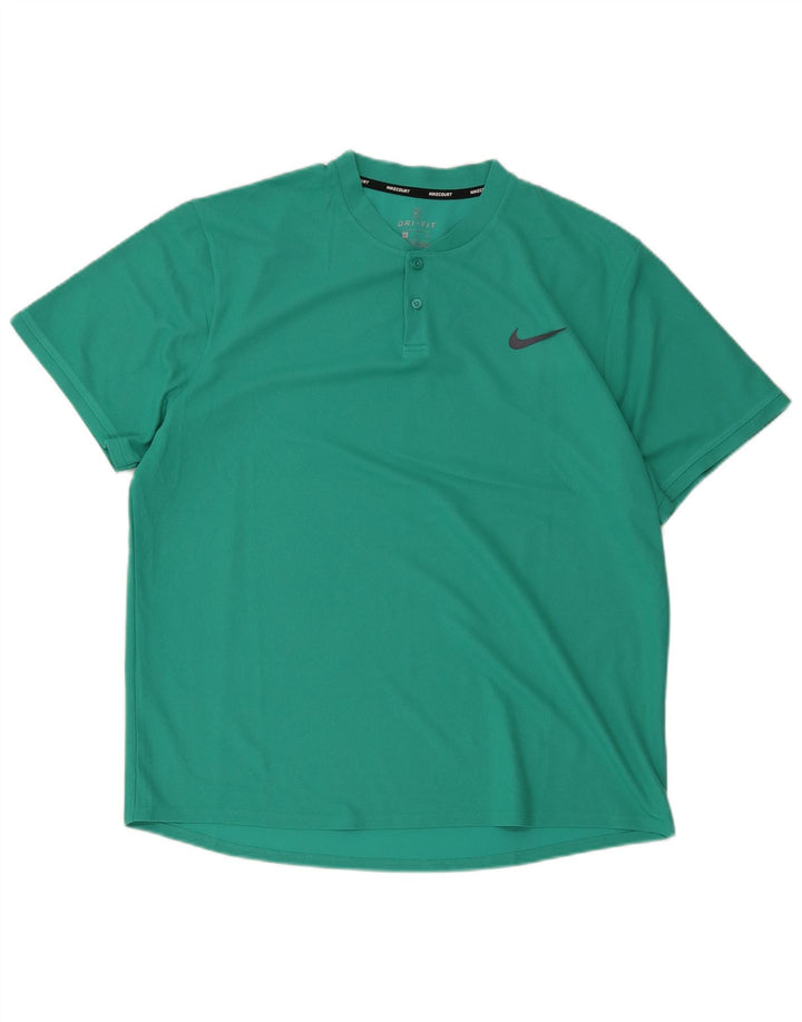 Camiseta Nike Masculina Dri Fit Top XL Verde Poliéster