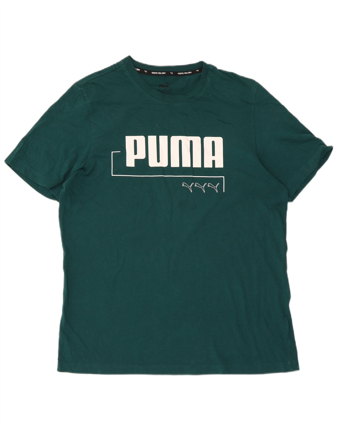 Puma Camiseta Masculina Graphic Top Verde Médio