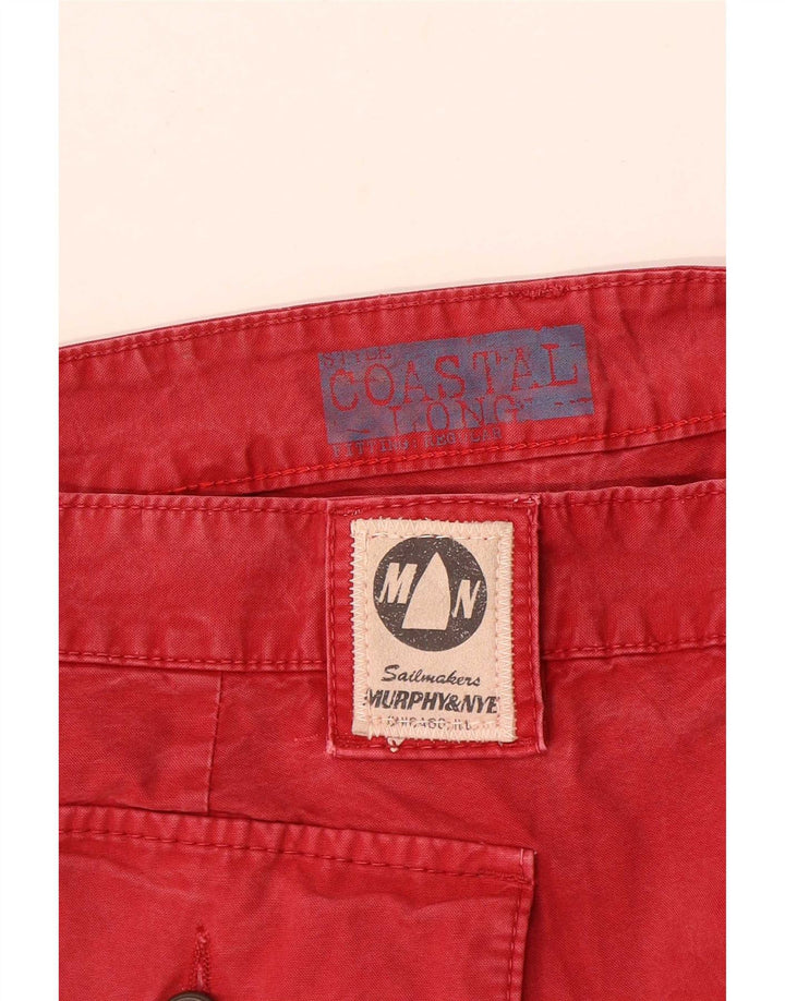 Shorts Chino Masculino Murphy & Nye W38 XL Vermelho