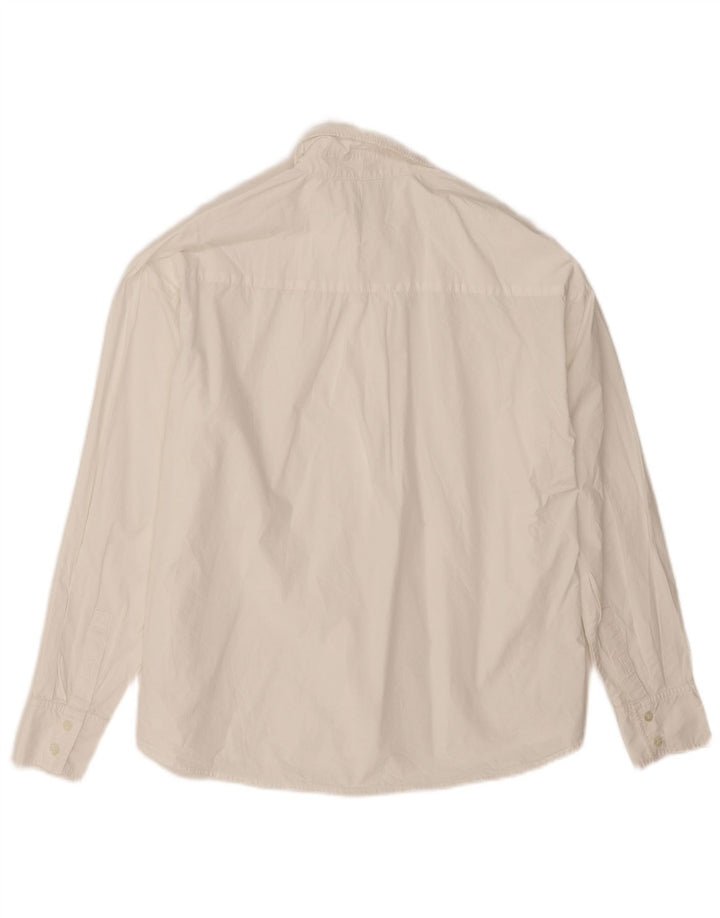 Camisa oversized feminina Trussardi IT 38 XS algodão branco