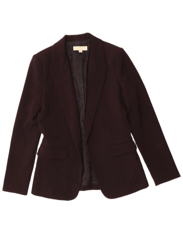 Jaqueta blazer aberta feminina Michael Kors US 4 pequena preta