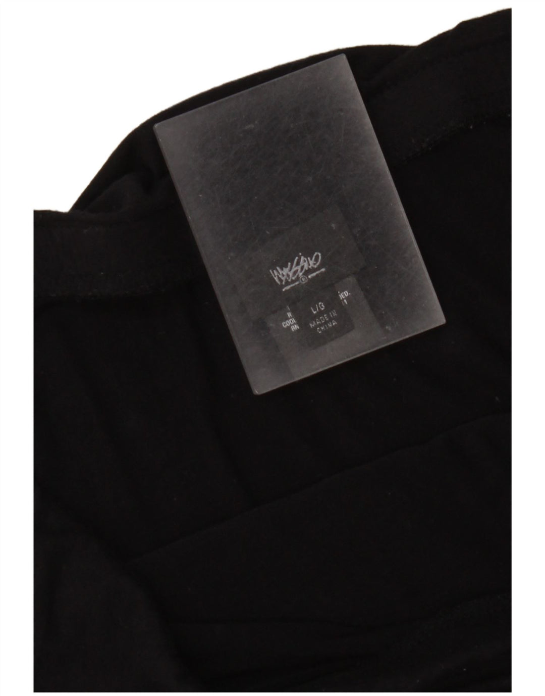 Mossimo saia midi feminina de cintura alta grande W34 preto rayon
