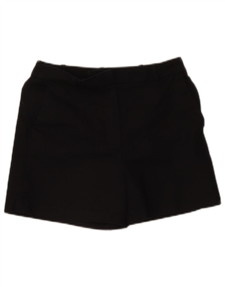 Zara Womens Chino Shorts XS W24 Algodão Preto