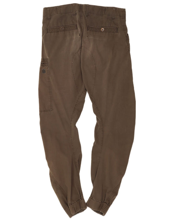 Calça cargo masculina G-Star Banana Joggers W30 L32 algodão cinza