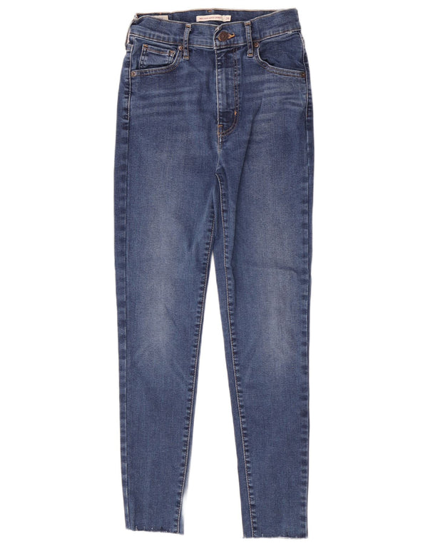 Calça jeans feminina Mile High Super Skinny Levi's W26 L26 azul algodão