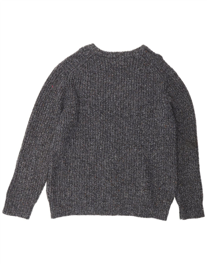 Suéter masculino Marks & Spencer Blue Harbor Boat Neck Jumper grande azul marinho