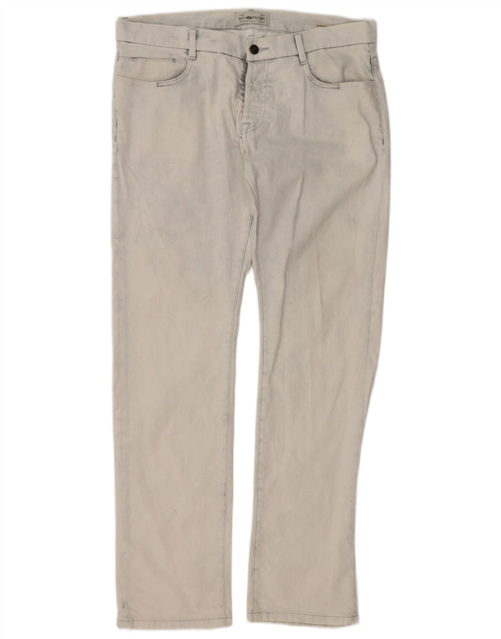 ENERGIE Masculino Patrick Regular Slim Jeans W33 L32 Cinza