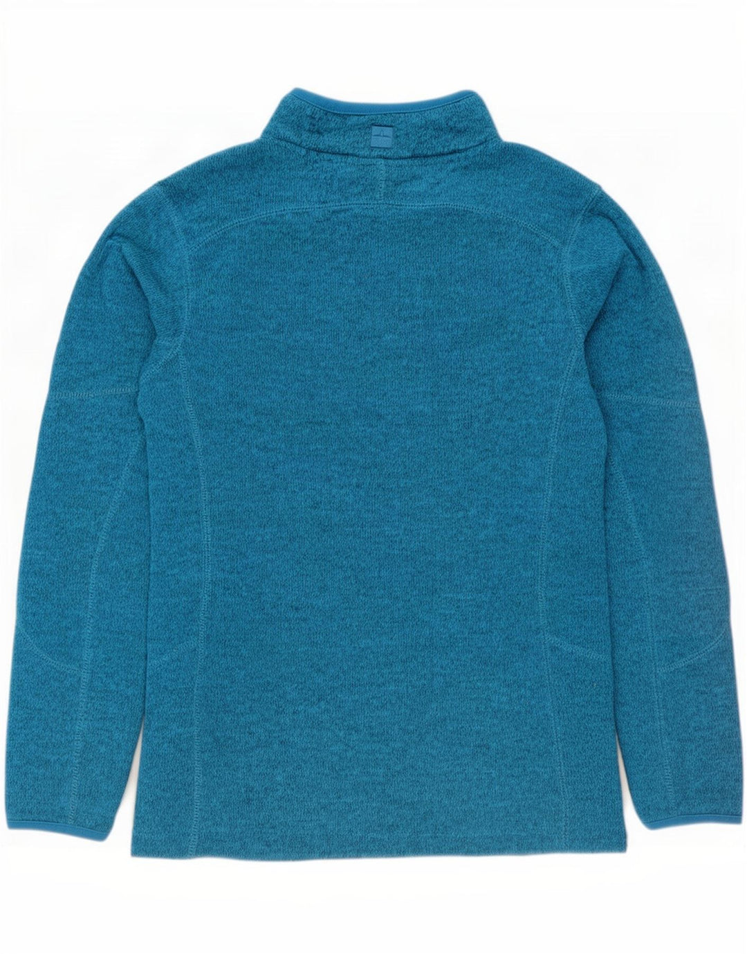 Moletom feminino Mountain Warehouse com gola redonda e botão UK 12 azul médio