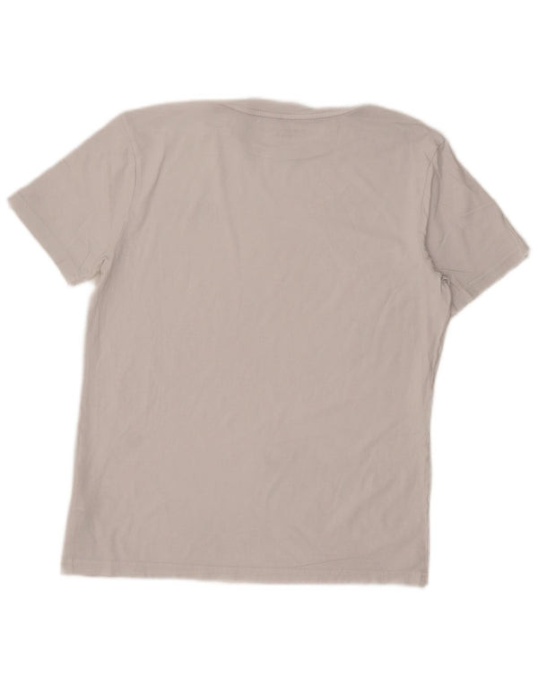 Tommy Hilfiger Camiseta masculina New York Top pequeno algodão branco