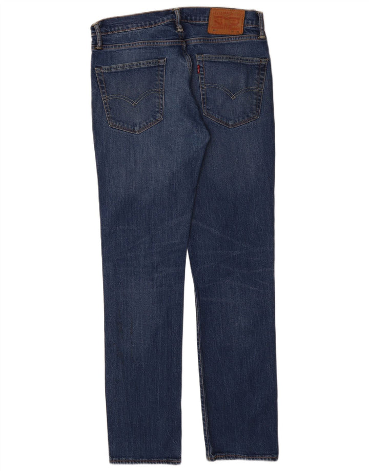 LEVI'S Masculino 511 Slim Jeans W32 L32 Azul Algodão