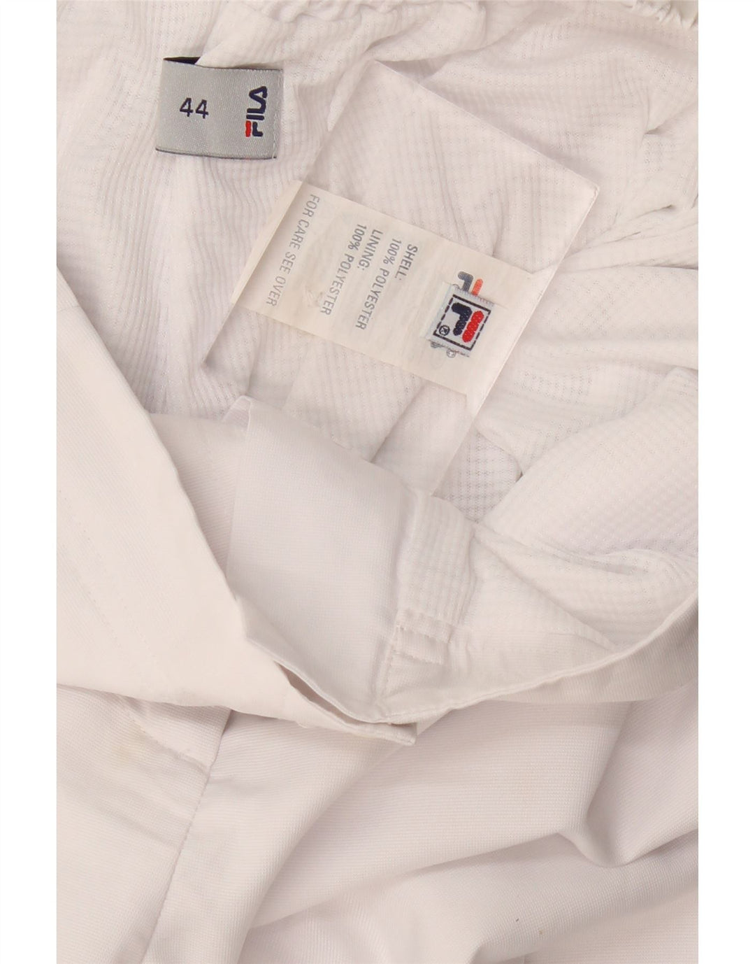 Calça Chino Feminina Reta FILA IT 44 Médio W30 L31 Poliéster Branco