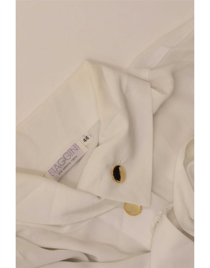 Blusa camisa feminina Biaggini EU 44 XL branca