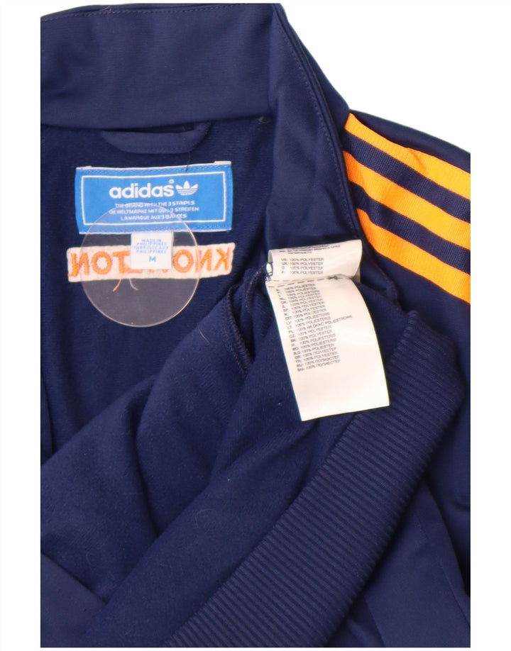 Adidas Meninos Graphic Tracksuit Top Jacket 10-11 Anos Médio Azul Marinho