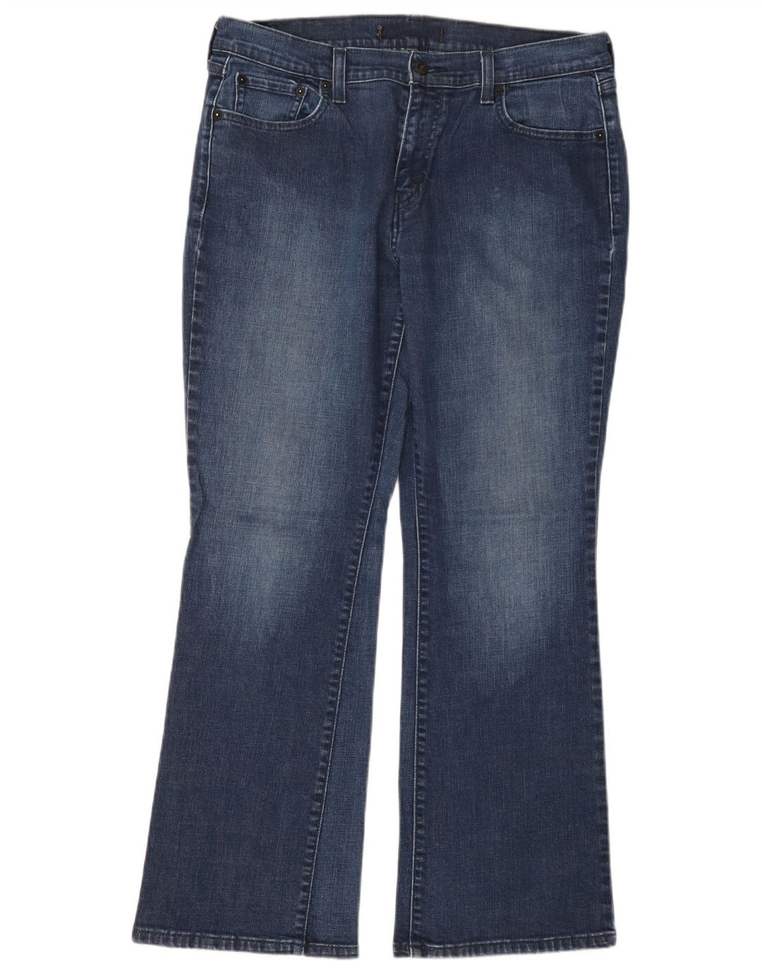 Calça jeans feminina Bootcut LEVI'S US 12 grande W32 L29 algodão azul