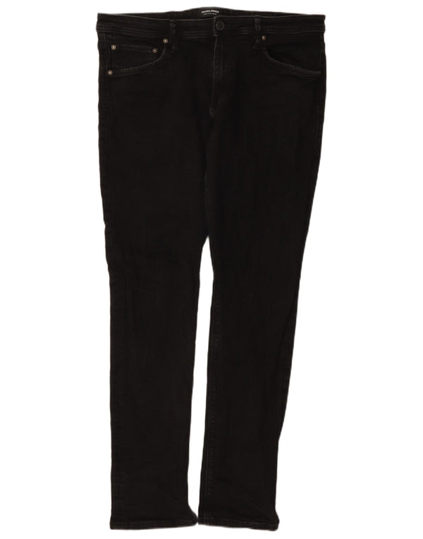 Jack & Jones Mens Jeans Slim W36 L32 Algodão Preto