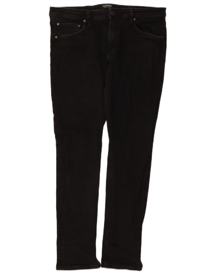 Jack & Jones Mens Jeans Slim W36 L32 Algodão Preto