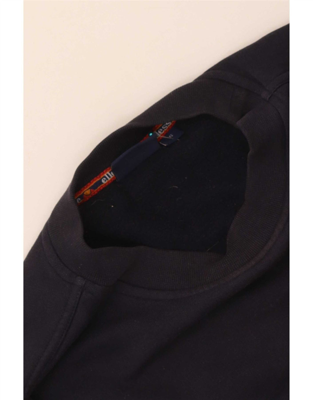 Ellesse moletom feminino grande com estampa gráfica UK 10 pequeno azul marinho