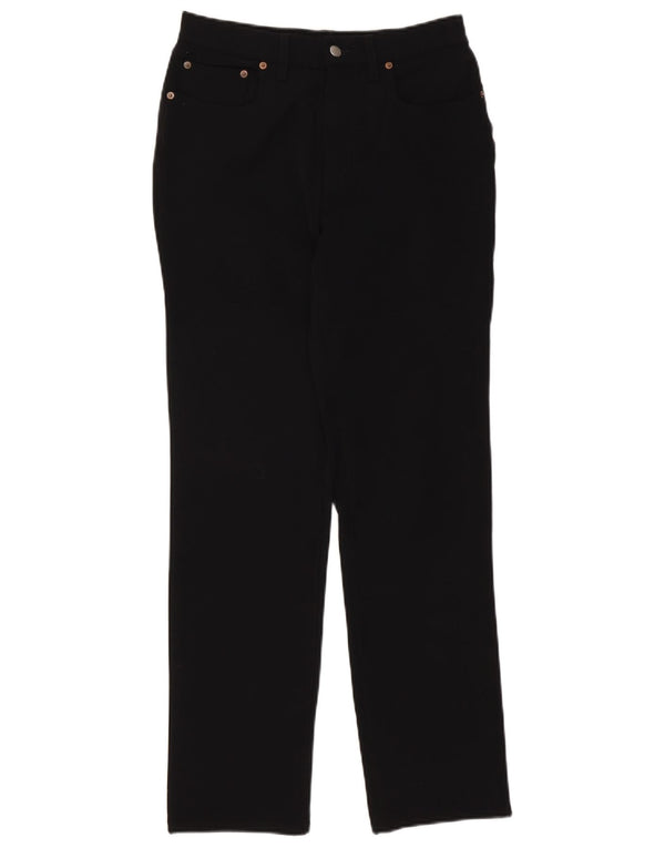 Calça casual feminina Replay cintura alta cônica W32 L30 poliamida preta