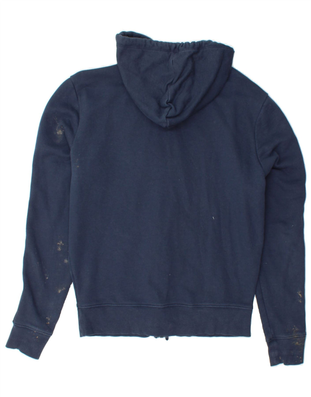 TOMMY HILFIGER Mens Graphic Zip Hoodie Sweater Medium Navy Blue Cotton Vintage Tommy Hilfiger and Second-Hand Tommy Hilfiger from Messina Hembry 