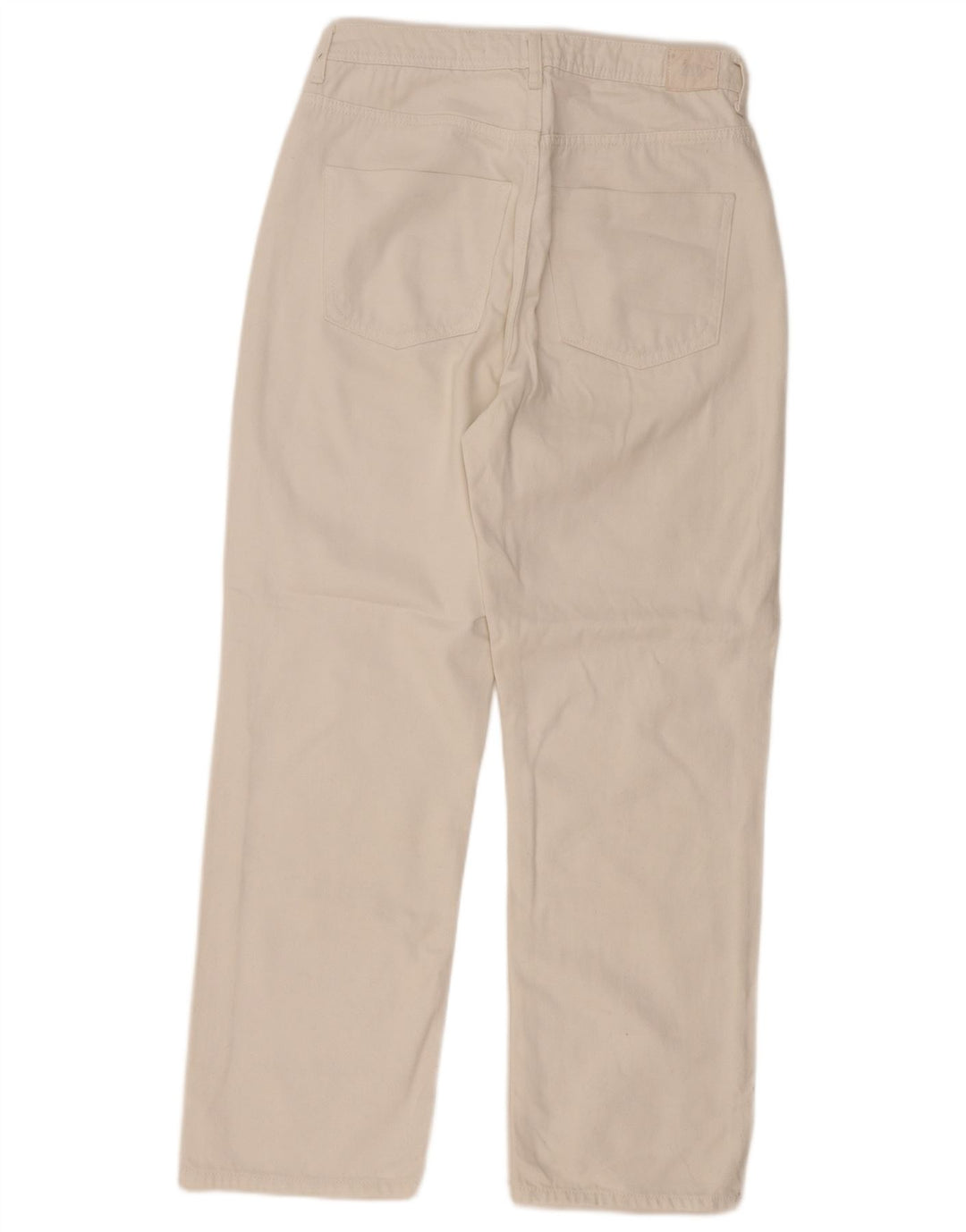 Calça jeans reta feminina Zara EU 38 pequena W28 L29 branca