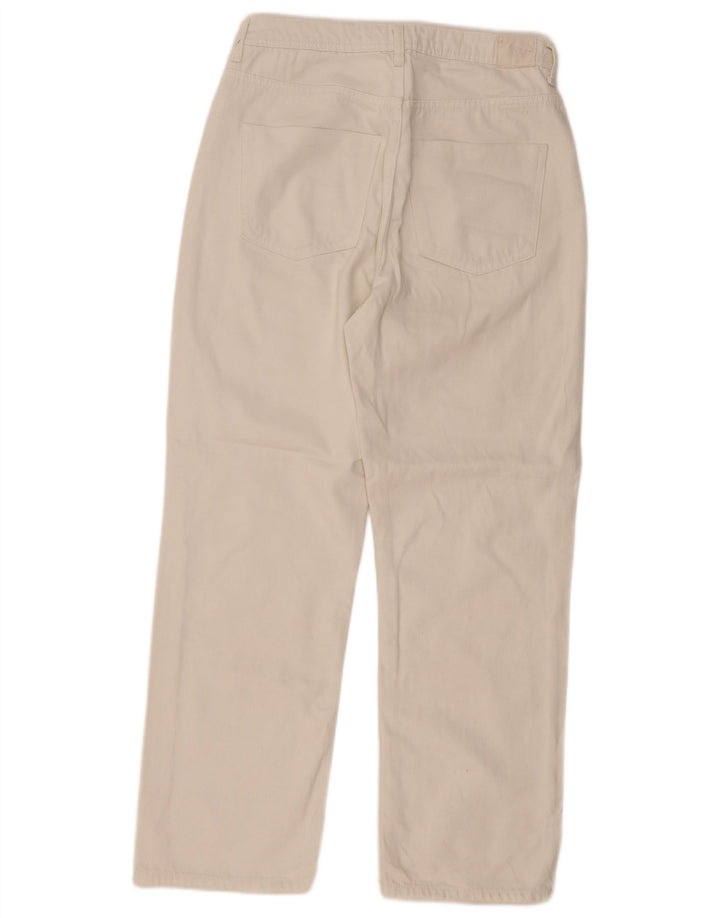 Calça jeans reta feminina Zara EU 38 pequena W28 L29 branca