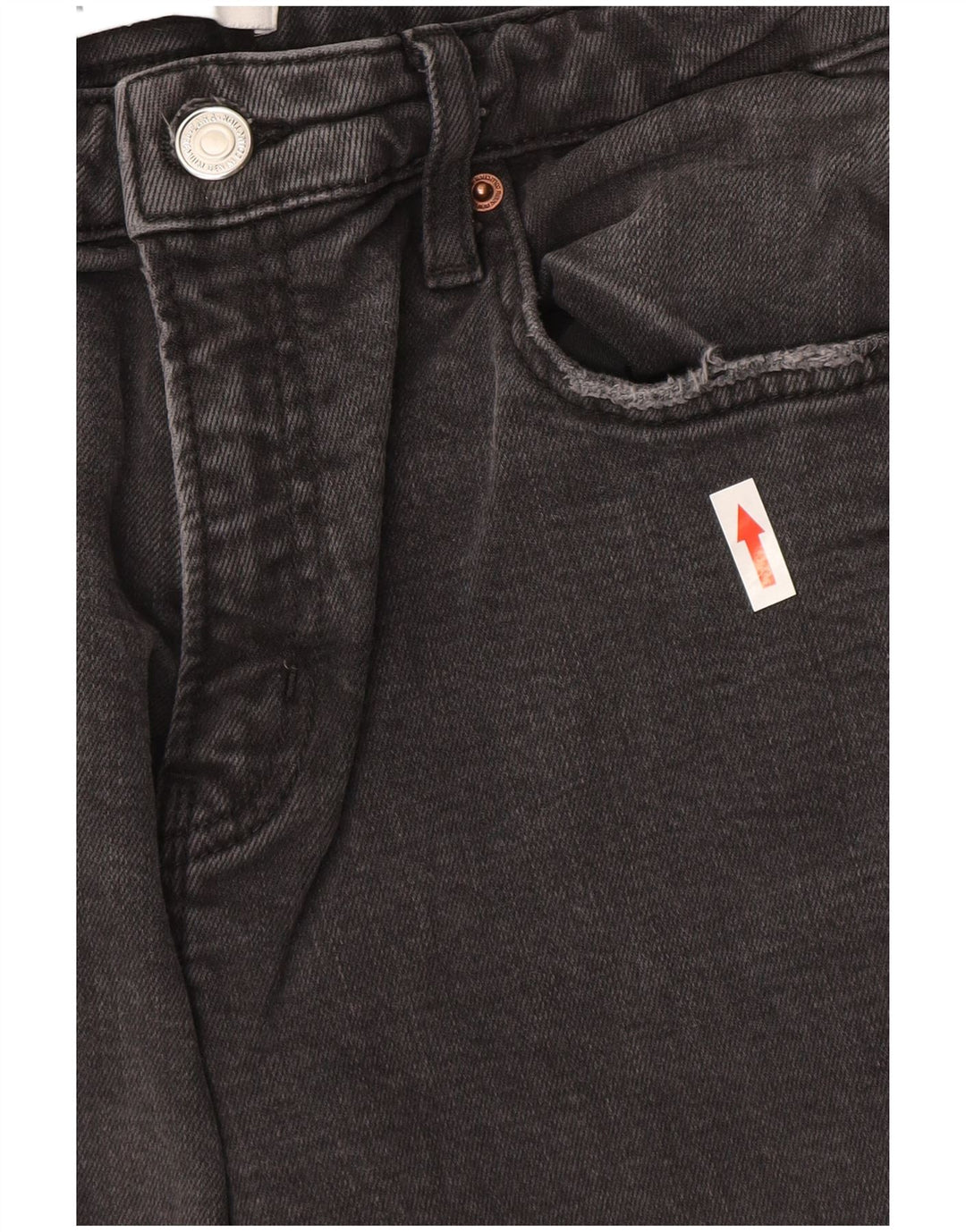 Calça jeans reta feminina Zara EU 40 médio W30 L26 algodão cinza