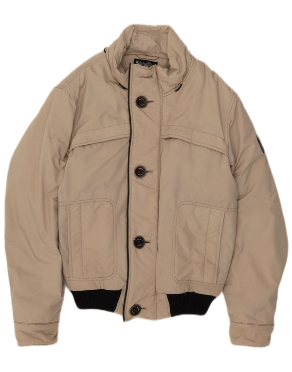 Jaqueta de chuva masculina Refrigiwear UK 38 nylon bege médio