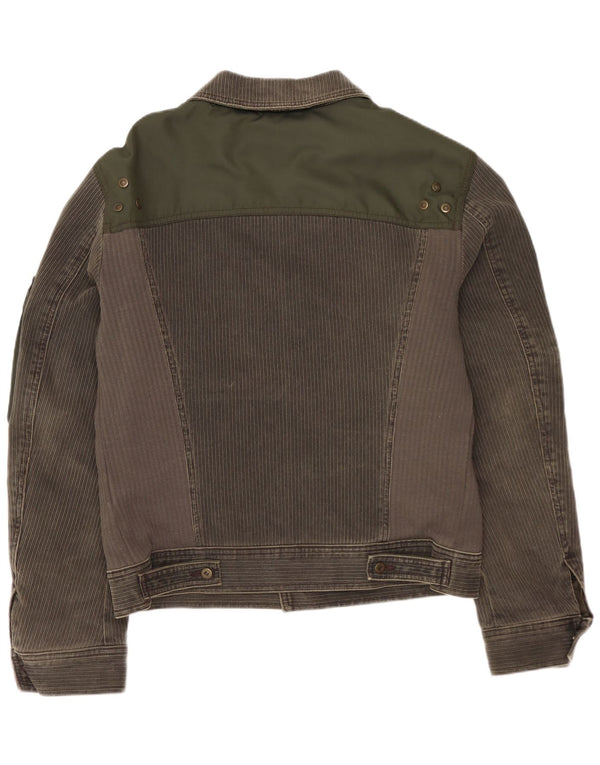 Jaqueta masculina de veludo DOLCE & GABBANA Ittierre Reino Unido 38 cinza médio