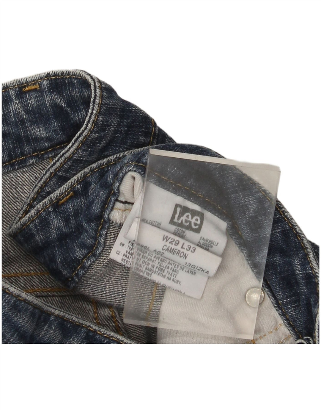 Lee Mens Cameron Bootcut Jeans W29 L29 Azul Algodão