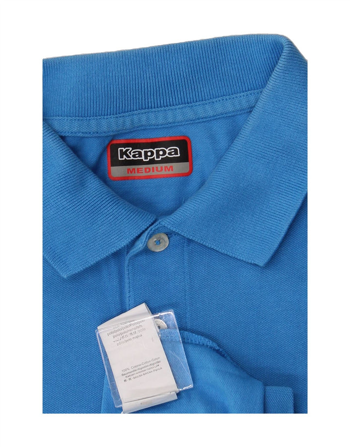 KAPPA Mens Polo Shirt Medium Blue Cotton Vintage Kappa and Second-Hand Kappa from Messina Hembry 