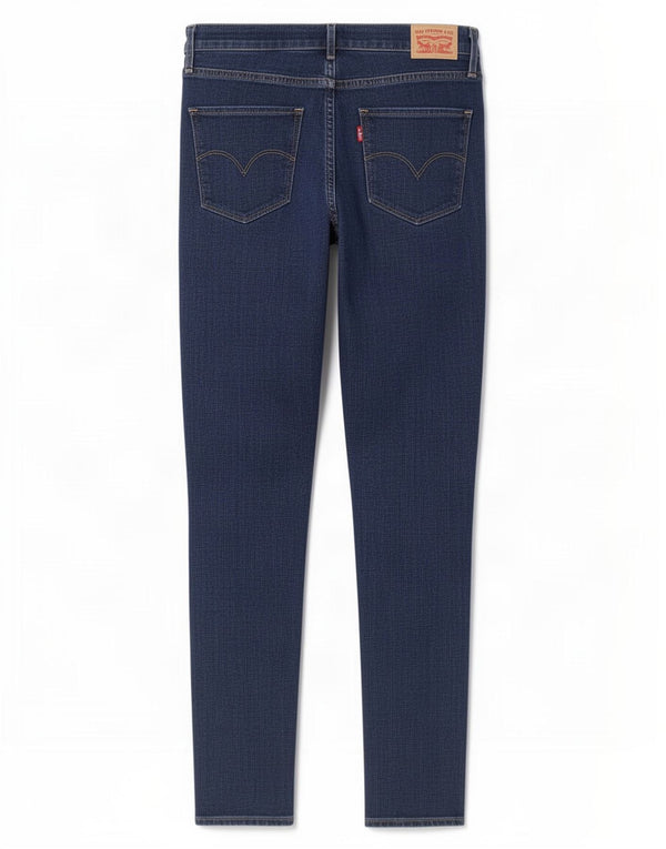 Calça jeans feminina Levi's 721 High Rise Skinny W30 L30 azul marinho algodão
