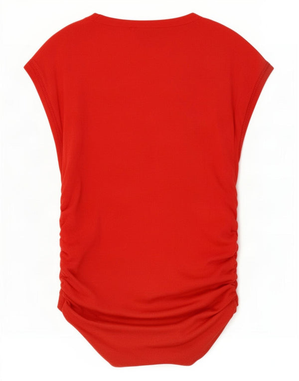 Blusa feminina Zara UK 10 pequena vermelha