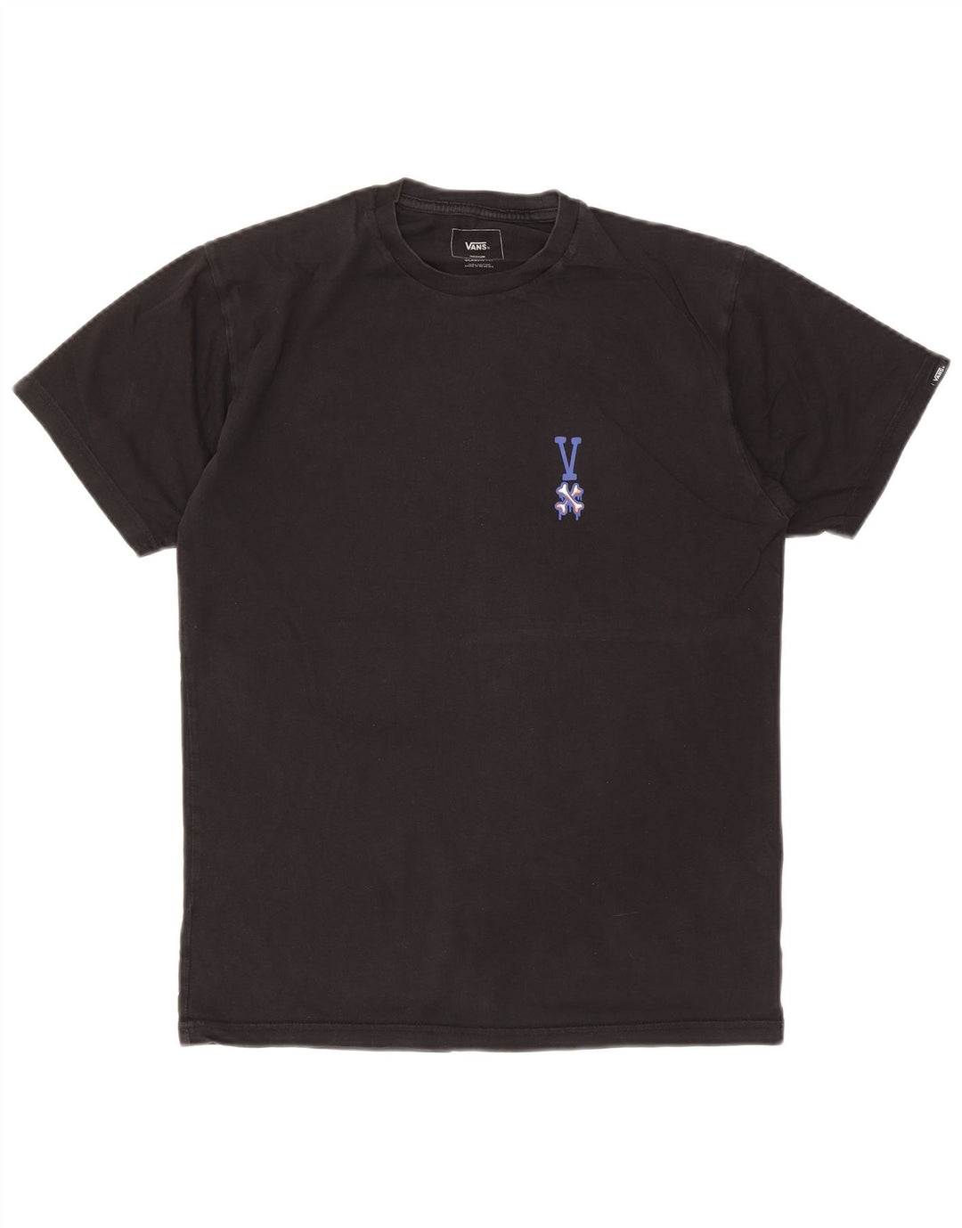 Camiseta Vans Masculina Classic Fit Graphic Top Médio Algodão Preto