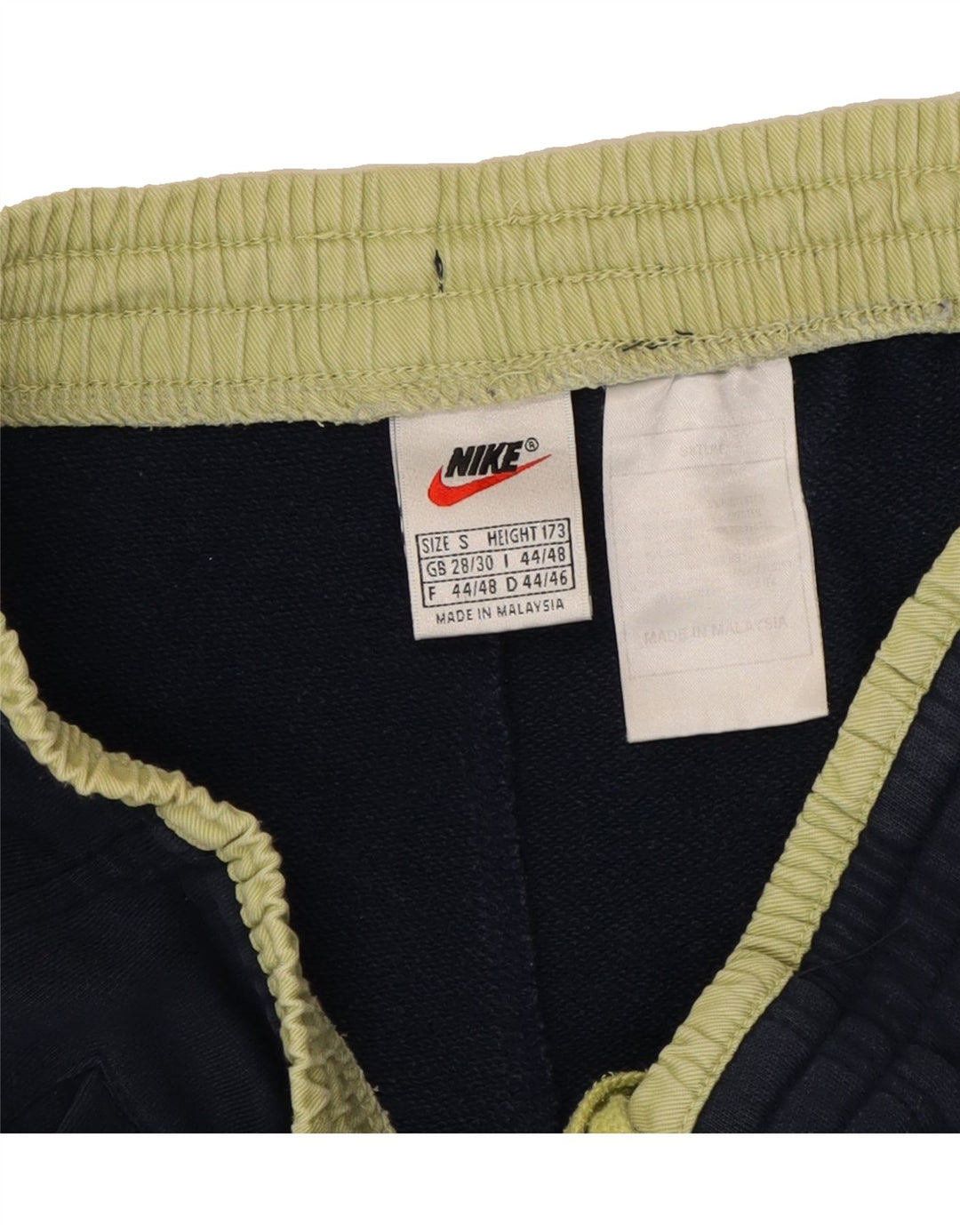 NIKE Mens Tracksuit Trousers Small  Navy Blue Vintage Nike and Second-Hand Nike from Messina Hembry 