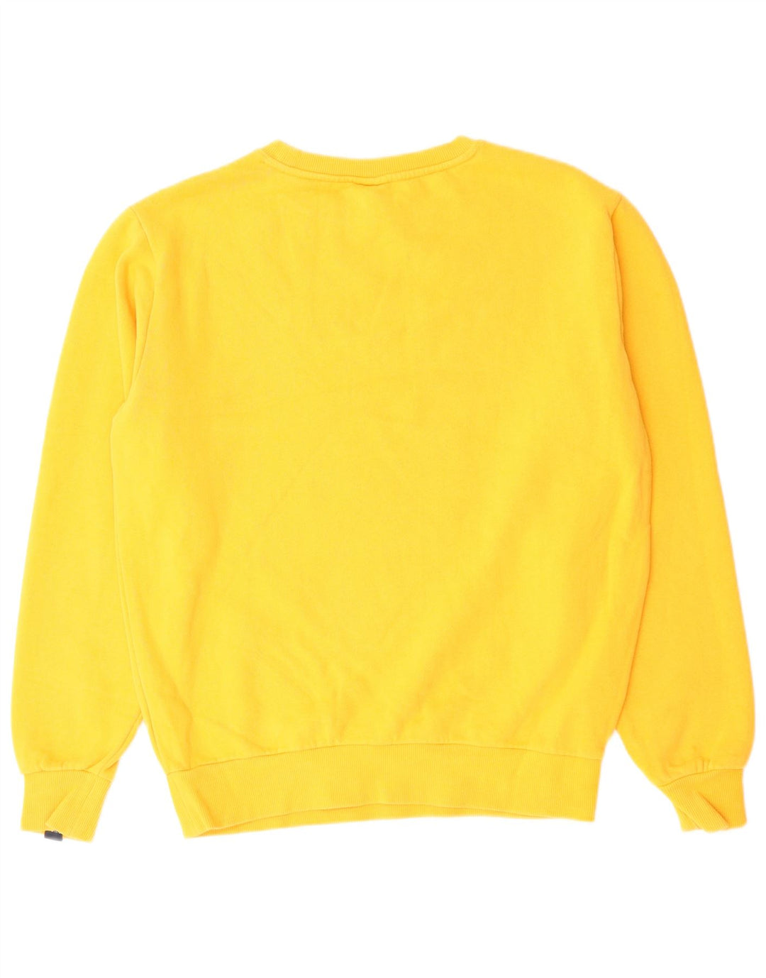 ELLESSE moletom feminino grande com estampa gráfica UK 12 médio amarelo