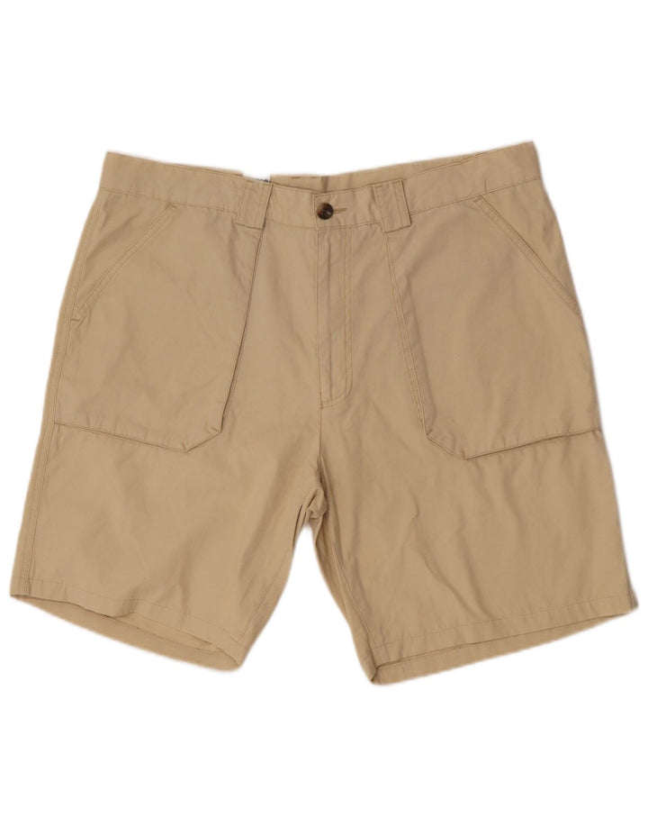 Shorts Chino Masculino Vintage IT 56 3XL W38 Algodão Bege