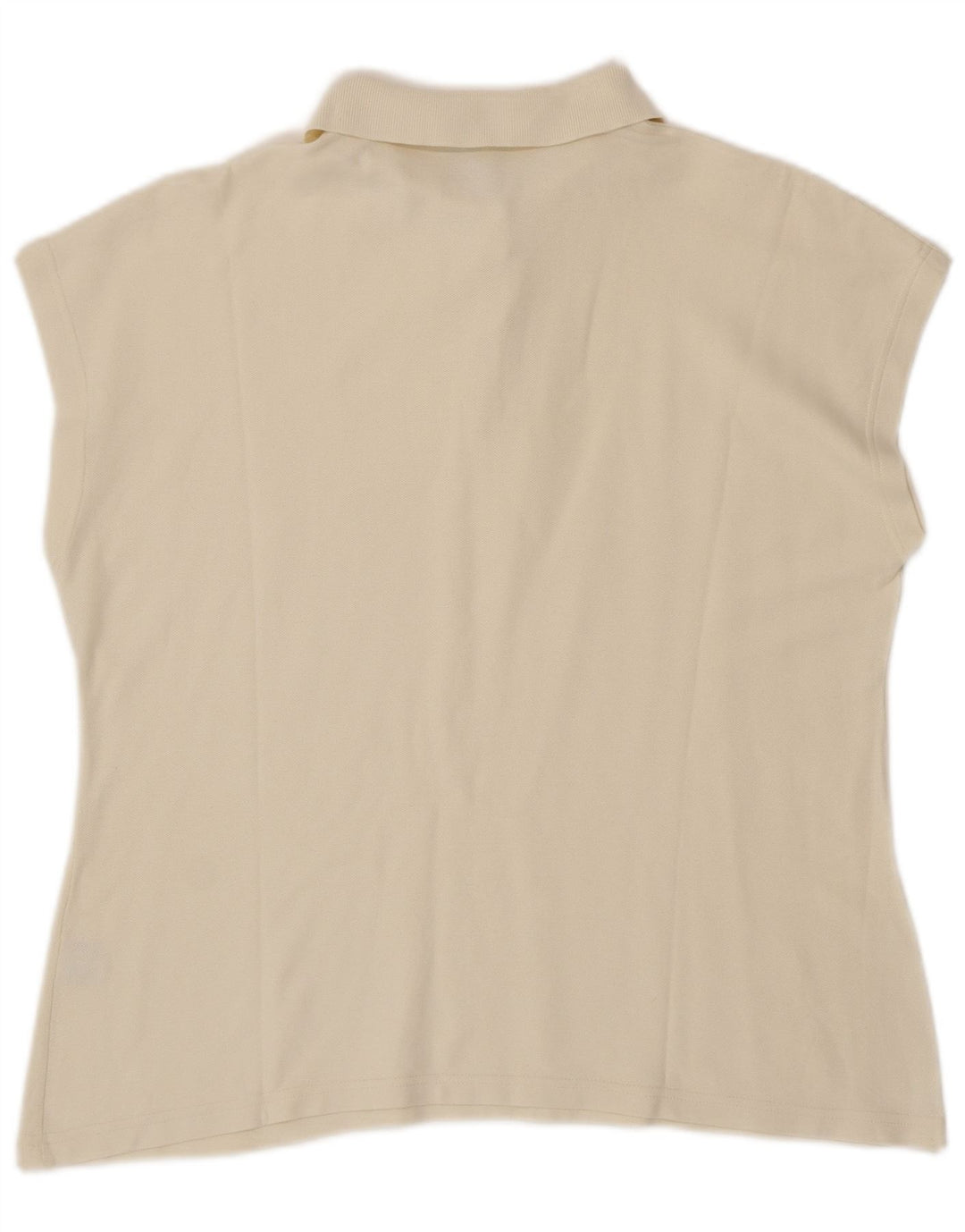 Camisa polo feminina sem mangas FILA IT 54 2XL algodão branco