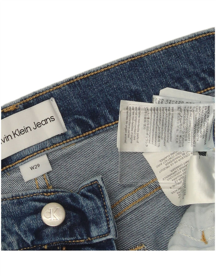 Shorts jeans masculino CALVIN KLEIN W29 pequeno algodão azul