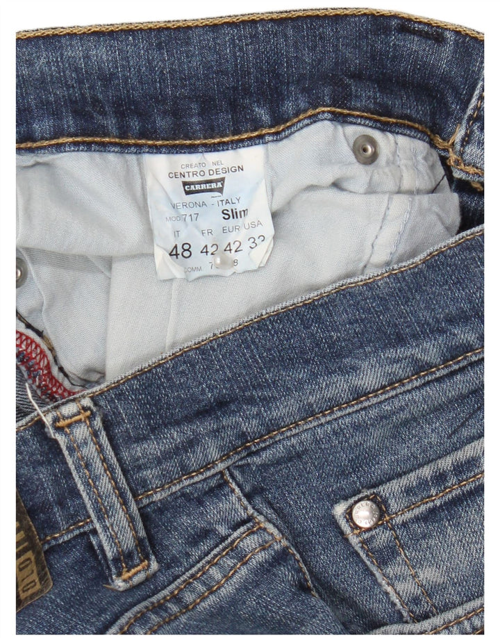 Carrera Masculino 717 Slim Jeans IT 48 Médio W33 L31 Azul Algodão
