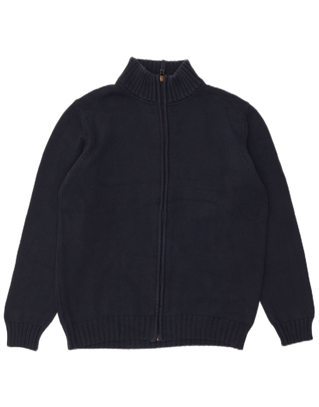 Suéter cardigã masculino Zara grande azul marinho